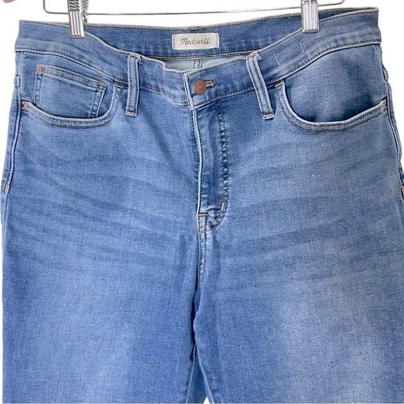 Madewell Blue Curvy Roadtripper Skinny Jeans Cropped Medium Wash 31P # MD687 - Picture 3 of 9